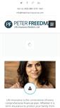 Mobile Screenshot of freedmaninsurance.com