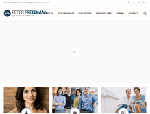 Tablet Screenshot of freedmaninsurance.com